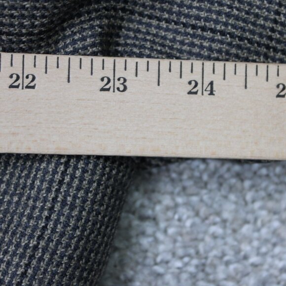 Oscar de la Renta Blazer Men 42R Gray Wool/Cashmere 2 Button Ventless Sport Coat - Picture 11 of 15